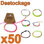 D-564 - Lot de 50 Bracelets Fluo enfants